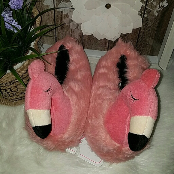 Critter creations flamingo slippers M - Picture 3 of 5